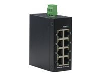 Roline Fast Ethernet Switch – 8 Ports, für DIN-Schiene