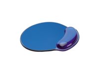 SECOMP Mauspad – Mit Handauflage, transparent blau