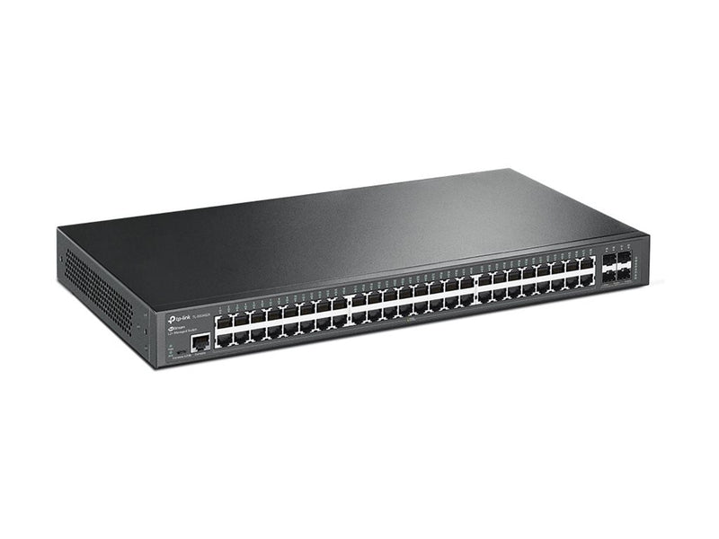 TP-Link 48-Port Netzwerk-Switch – Gigabit-Geschwindigkeit, 4 SFP+ Slots