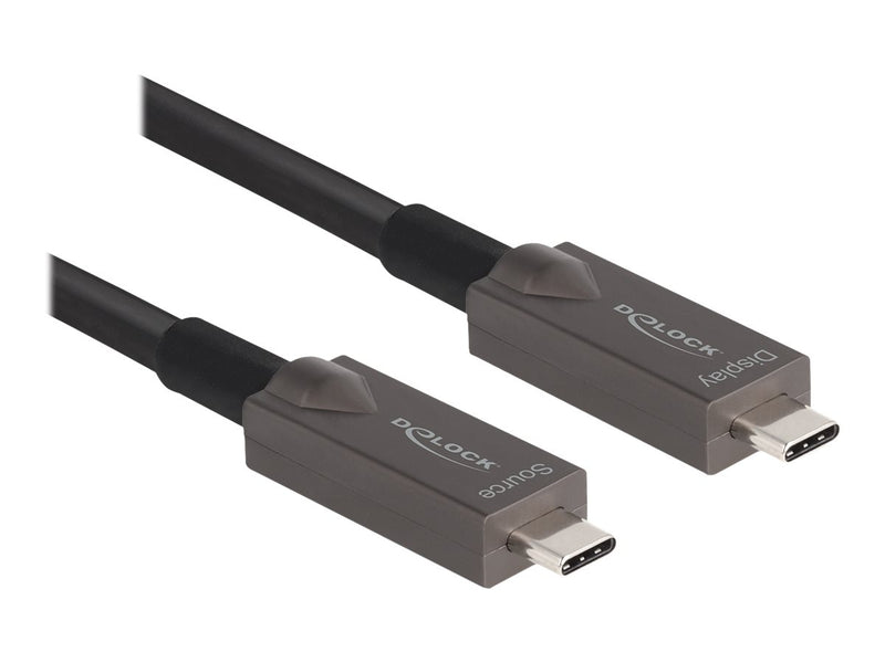 Delock USB-C Kabel – 8m, 4K Videoübertragung