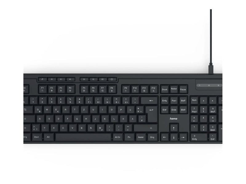 HAMA CK-200 Tastatur – Volle Größe, USB-Anschluss