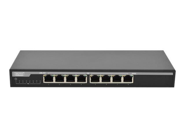 Digitus 8-Port PoE Switch – Strom und Daten über ein Kabel