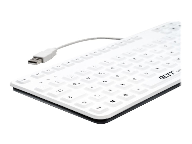 Gett CleanType Prime Panel+ – Waschbare USB-Tastatur mit Touchpad