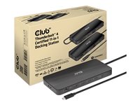 Club3D Thunderbolt 4 Dock – 11 Anschlüsse, 8K Unterstützung