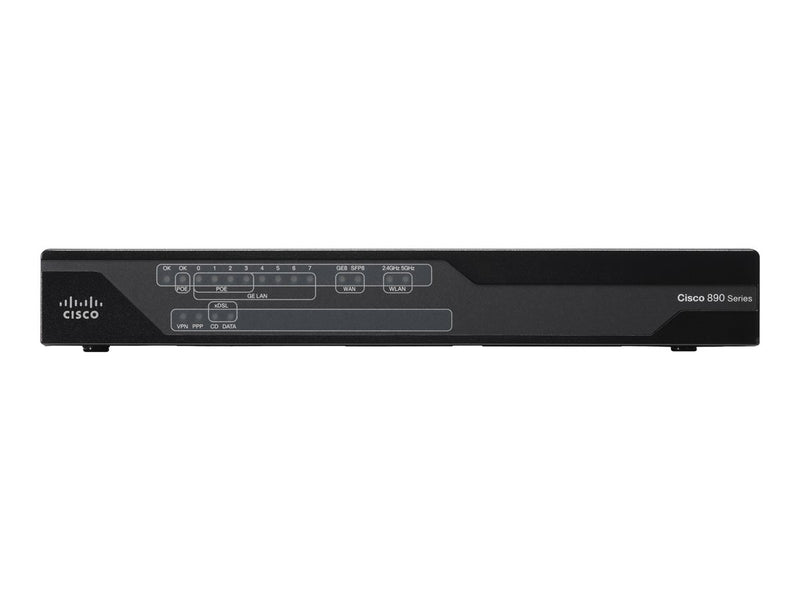 Cisco Router – 8-Port-Switch, integrierte Sicherheit