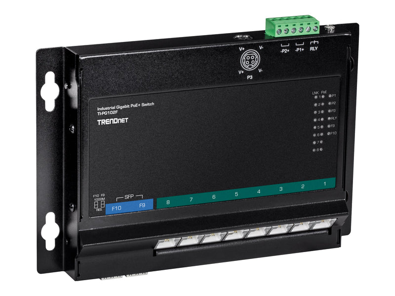 Trendnet 10-Port Gigabit Switch – PoE+, Wandmontage