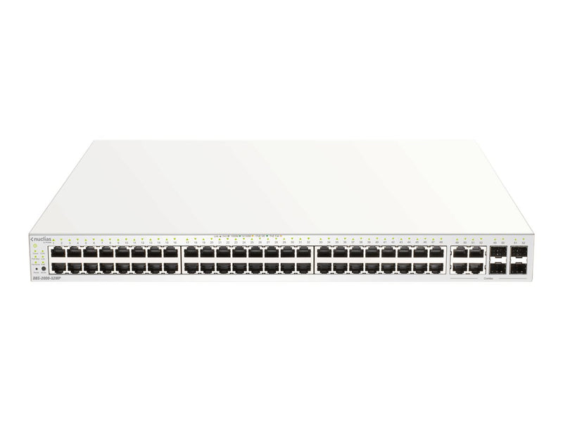 D-Link 52-Port Switch – Cloud-Verwaltung, PoE+ Unterstützung