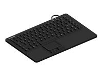 KEYSONIC USB-Tastatur – Wasserdicht, Silikonmembran
