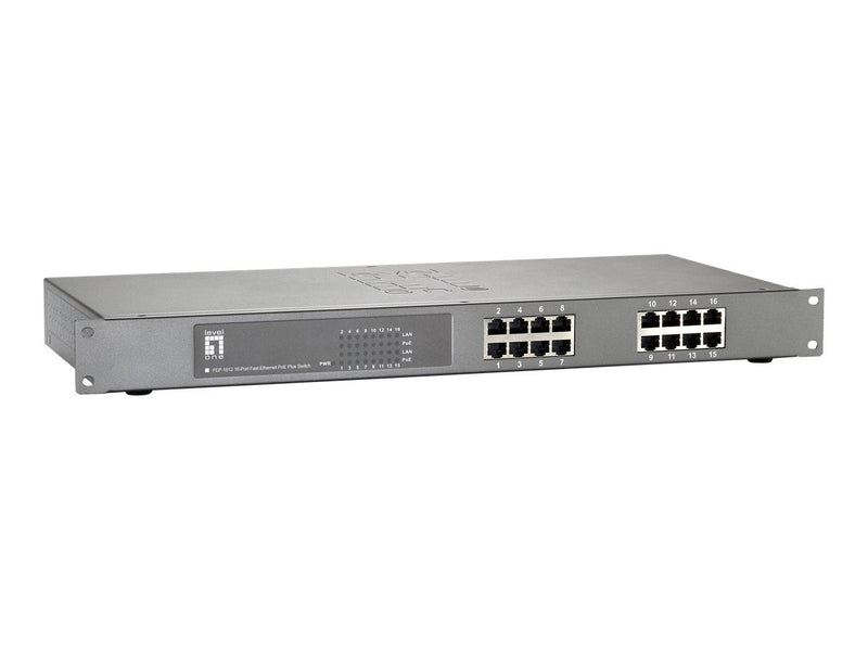 LevelOne 16-Port Switch – PoE für einfache Netzwerkverbindungen