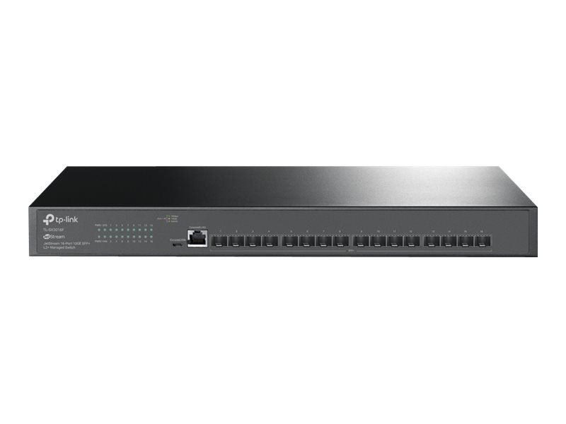 TP-Link 16-Port Managed Switch – 10-Gigabit, für leistungsstarke Netzwerke