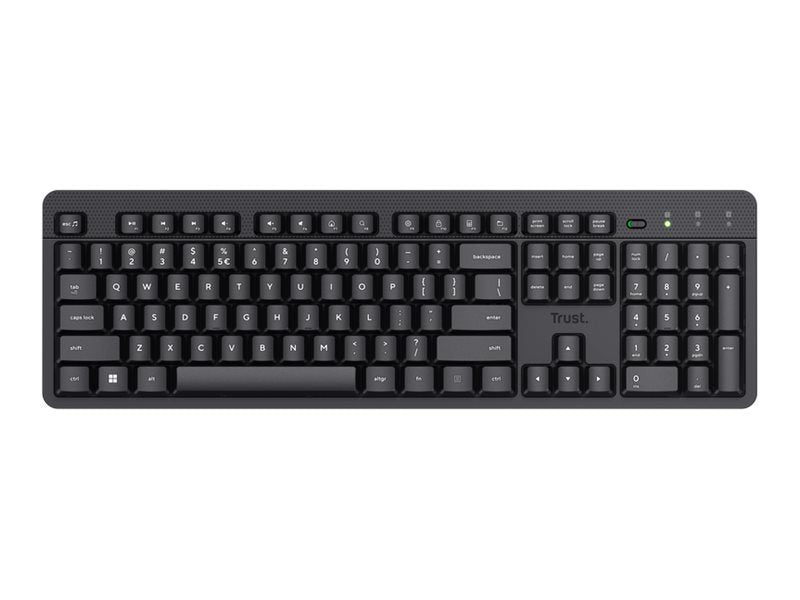 Trust Ody II Kabellose Tastatur – Leise Tasten, Auslaufsicher