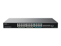 Grandstream Netzwerk-Switch – 24 Ports, Power Over Ethernet
