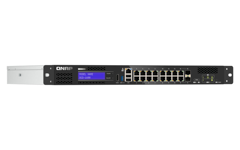 QNAP Netzwerk-Switch – 16 Anschlüsse, PoE-Unterstützung