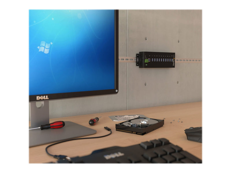 Startech USB 3.0 Hub – 10 Ports, robuster Schutz