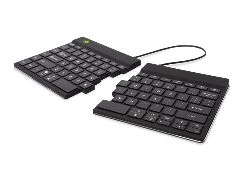 R-GO TOOLS Ergonomische Tastatur – Kabellos, mit Pauseanzeige