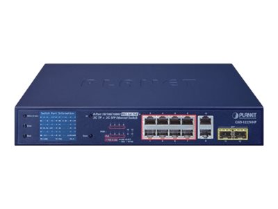 Planet Technology 12-Port Switch – PoE+ für einfache Netzwerke