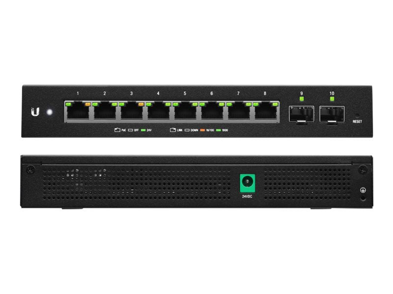 Ubiquiti EdgeSwitch – 10 Anschlüsse, Power over Ethernet