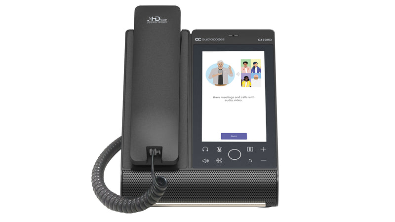 AudioCodes VoIP-Telefon – Bluetooth, Rufnummernanzeige
