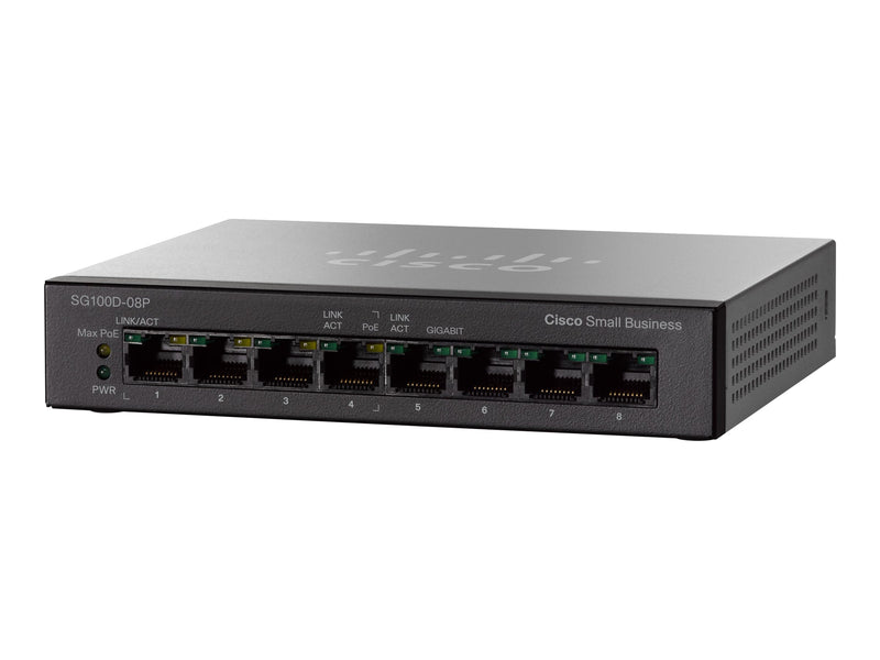 Cisco Netzwerk-Switch – 8-Port, PoE für einfache Verbindung
