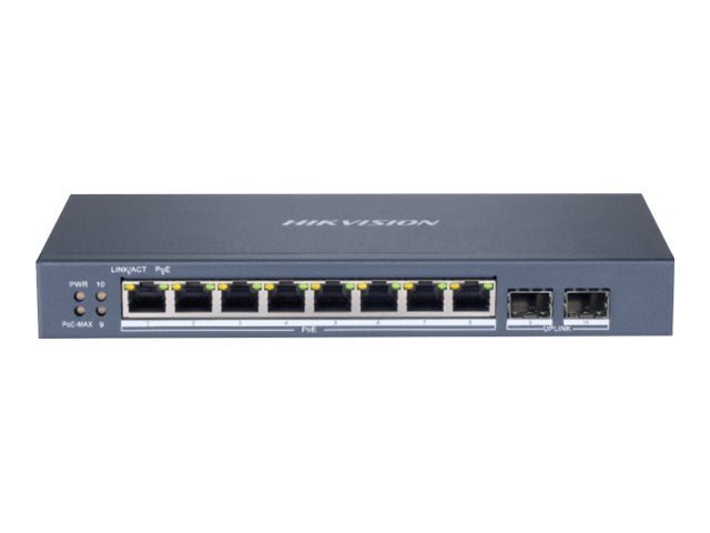 Hikvision PoE Smart Switch – 8 Ports, 110W Leistung