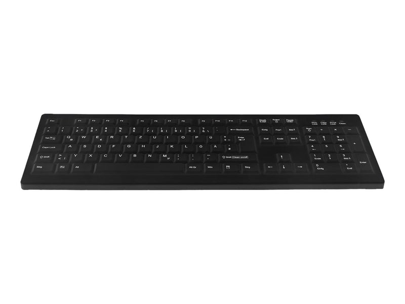 CONTOUR Kabellose Tastatur – Spritzwassergeschützt, DE-Layout
