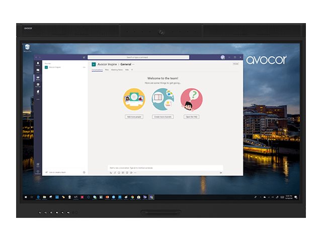 Avocor 55" Interaktives Display – Touchscreen, integrierte Kamera