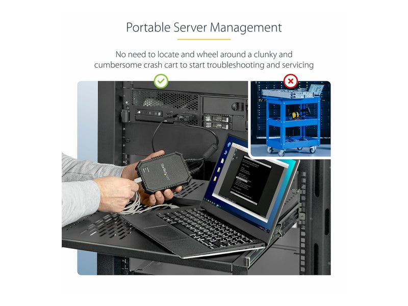 StarTech KVM Konsole – Mobiler Adapter für Laptop-Verbindung