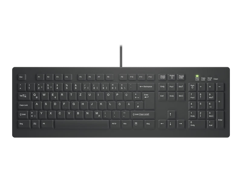 Contour Tastatur – hygienisches Design, spritzwassergeschützt
