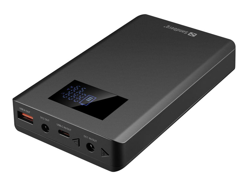 Sandberg Laptop Powerbank – 20000 mAh, schnelles Laden