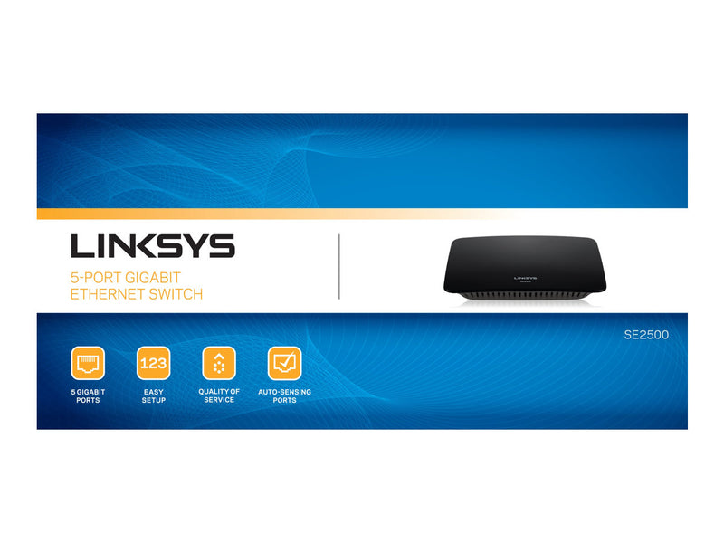 Linksys 5-Port Ethernet Switch – Einfaches Netzwerk, hohe Geschwindigkeit