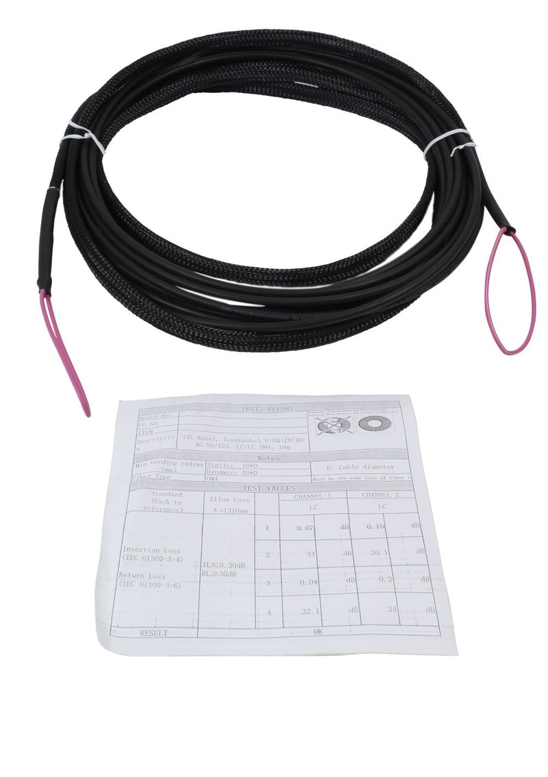 Allnet Synergy 21 Glasfaserkabel – 140 m, 8x LC-Anschlüsse