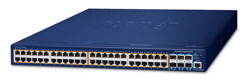 Planet Technology Netzwerk-Switch – 48 Ports, PoE+ Unterstützung