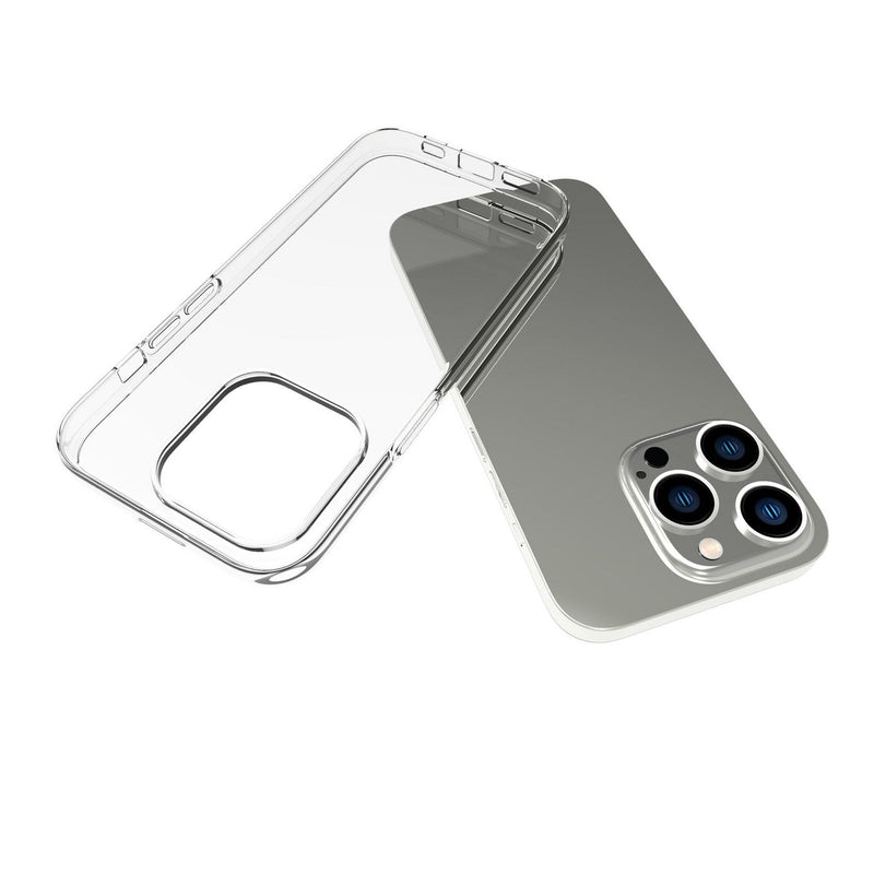 ESTUFF iPhone 14 Pro Hülle – Klar, schlank, kabelloses Laden