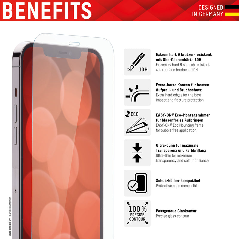 E.V.I. Displex Glass – Schutz für iPhone 13 Pro Max/14 Plus