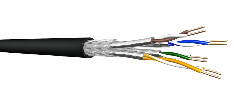 Draka Netzwerkkabel Cat 7 – 100 m, robust für Außenbereich