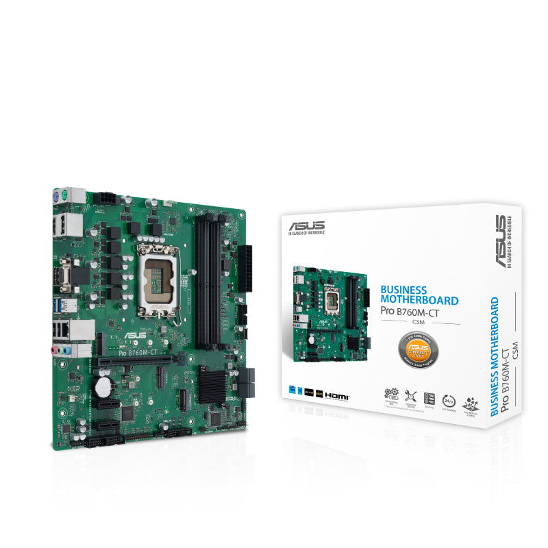 ASUS PRO Motherboard – Mikro-ATX, USB-C, Gigabit LAN