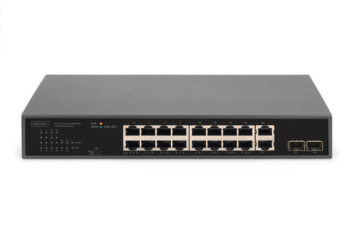 Digitus 18-Port Netzwerk-Switch – PoE+ für einfache Installation