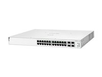 HPE Aruba Netzwerk-Switch – 24 PoE-Ports, 4 SFP+ für schnelles Internet
