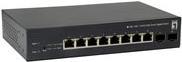 LevelOne Netzwerk-Switch – 8 PoE-Ports, 70 W Leistung