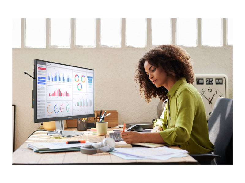 Philips 27" LED-Monitor – QHD, USB-C, Lautsprecher