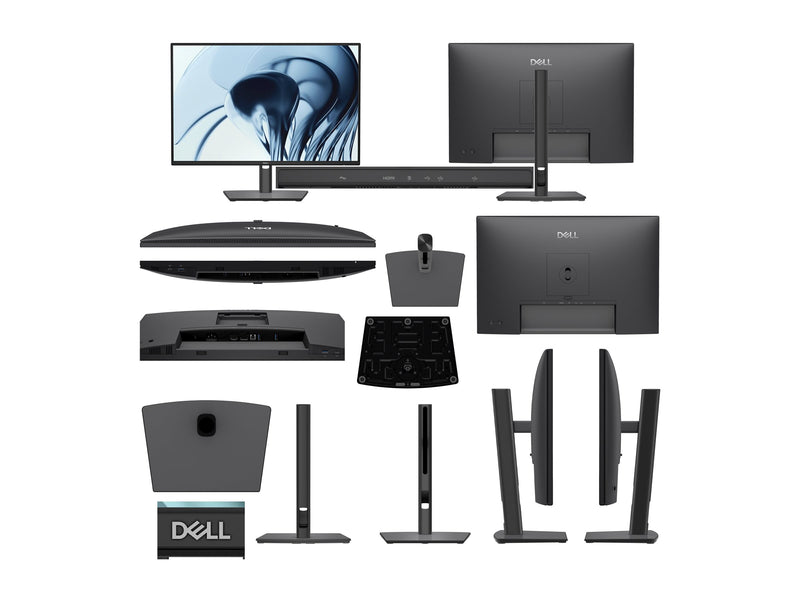 Dell 24" LED-Monitor – 2K-Display, USB-C-Hub