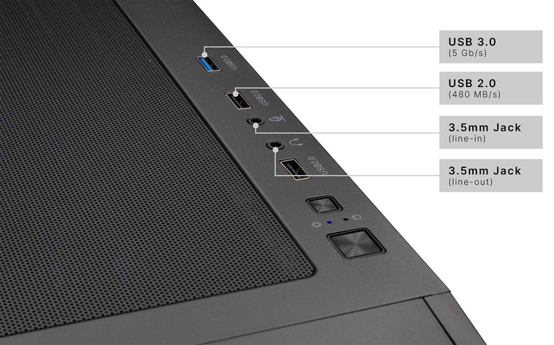 Captiva Gaming-PC – Ryzen 7, 32 GB RAM, 1 TB Speicher
