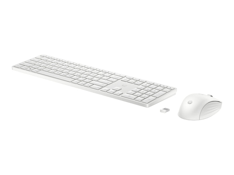 HP Kabelloses Tastatur-Maus-Set – 2.4 GHz Verbindung, Weiß