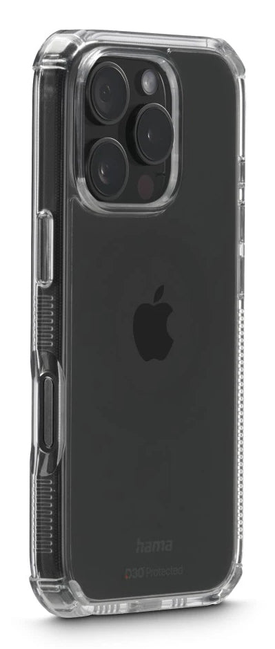 HAMA Handyhülle – Schutz für iPhone 16 Pro, durchsichtig