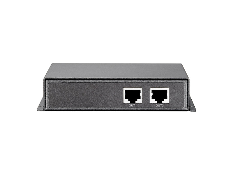 Level One PoE Netzwerk-Repeater – 2-Port, bis zu 100 m Reichweite