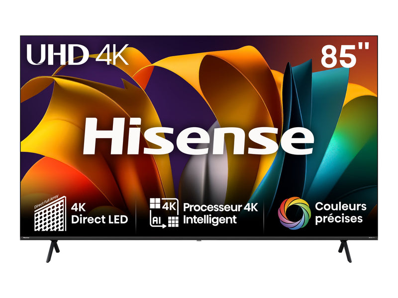 Hisense 85" Smart TV – 4K UHD, LED-Hintergrundbeleuchtung