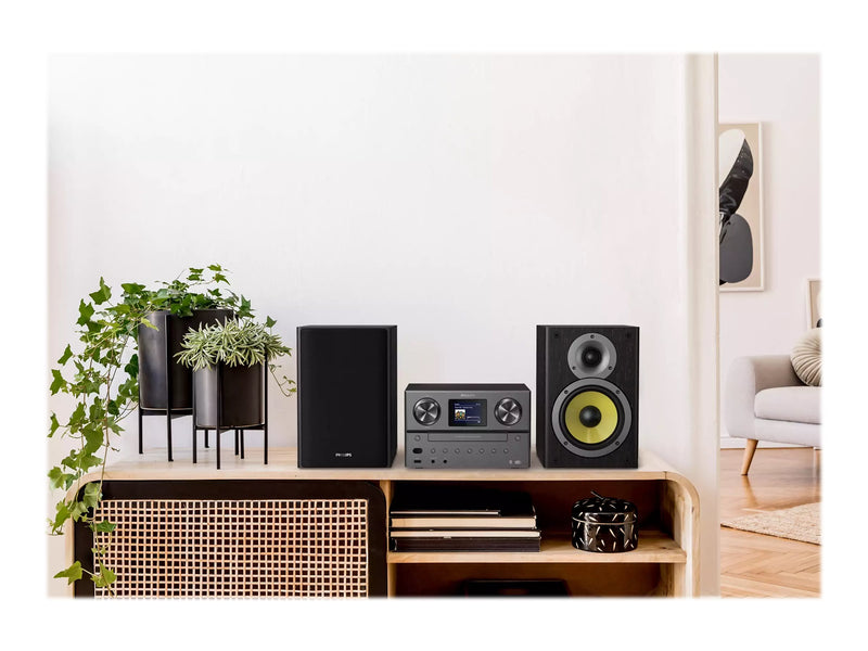 Philips Mini-Stereo-Anlage – WLAN, DAB+ Radio, Bluetooth