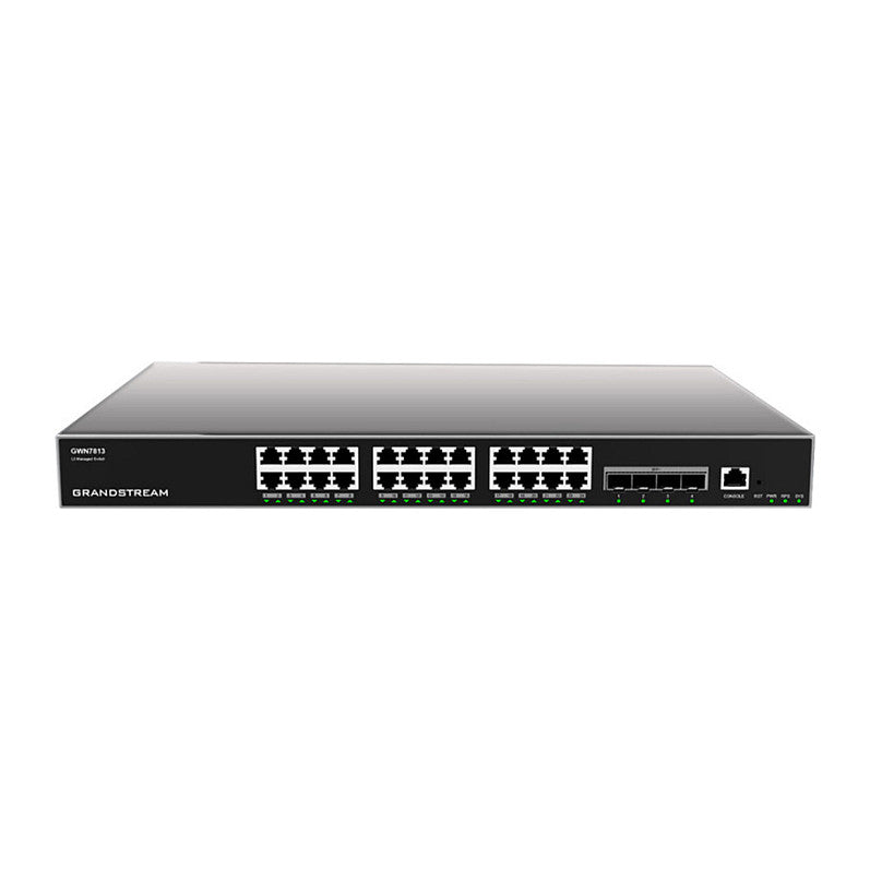 Grandstream Netzwerk-Switch – 24 Anschlüsse, 10 Gigabit SFP+