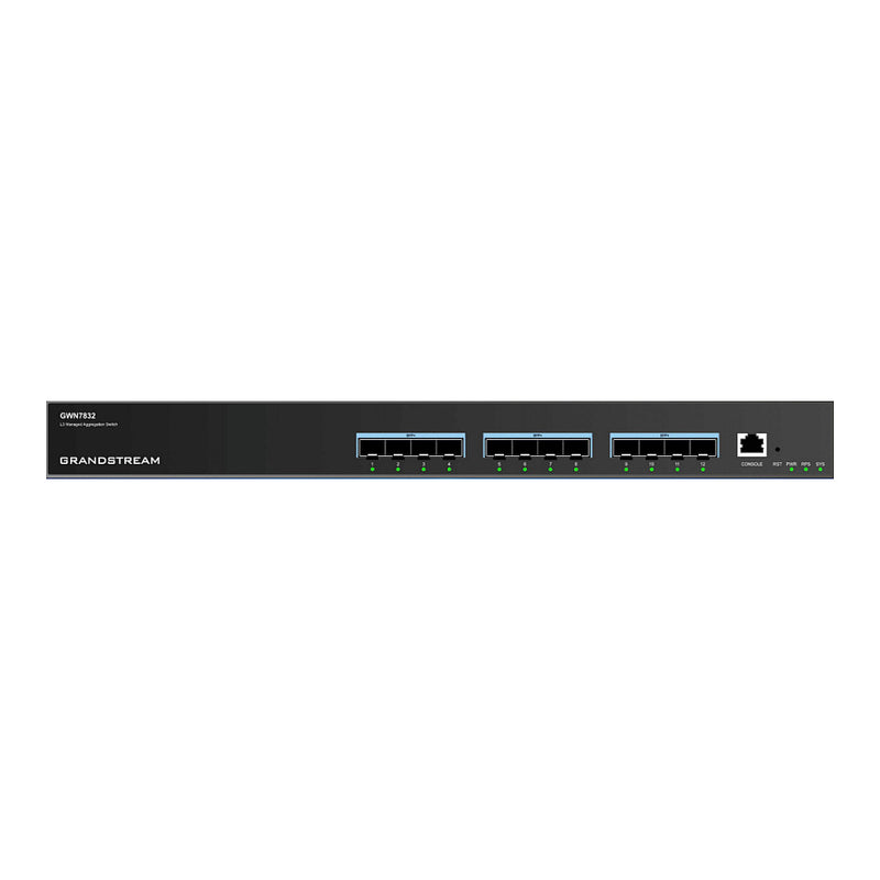 Grandstream Netzwerk-Switch – 12 Anschlüsse, hohe Geschwindigkeit