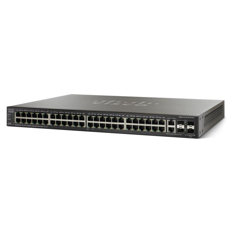 Cisco 52-Port Netzwerk-Switch – Einfach zu verwalten, PoE-fähig